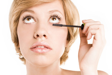 Make-up. Long Eyelashes