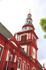 Obraz premium Mannheim, Untere Pfarrkirche am Markt