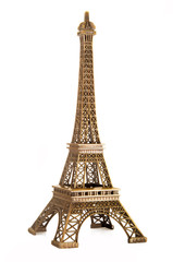 torre Eiffel in fondo bianco