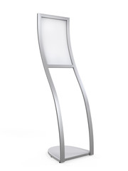 Curved Display Advertising Stand