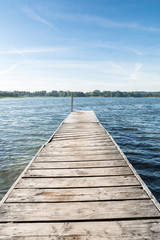 Fototapeta premium Molo nad jeziorem