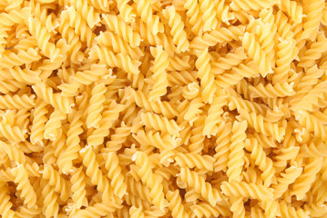 Fusilli pasta background