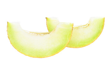 Fresh Ripe Honeydew Melon Slices