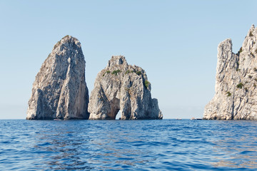 Fototapeta na wymiar Capri, Faraglioni