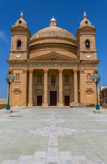 Obraz premium The named ‘Egg Church’ in Mgarr in the republic of Malta