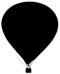 Naklejka premium Heißluftballon