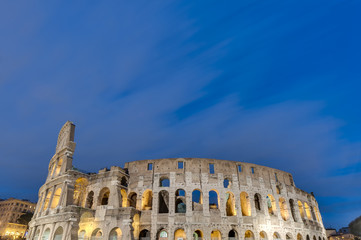 Naklejka premium The Colosseum, or the Coliseum in Rome, Italy