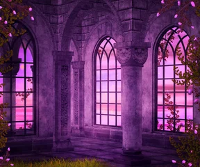 Foto auf Acrylglas Fantasy-Hintergrund im Schlossinneren © backgroundstore