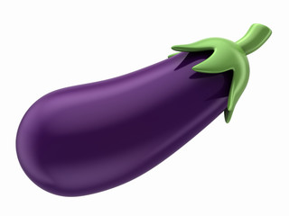 3d render of an eggplant