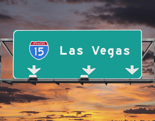 Interstate 15 to Las Vegas, Nevada © trekandphoto