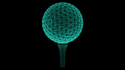 Golfball. Looping.