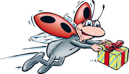 Glückskäfer-Geschenk