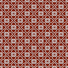 3d white pattern in islamic style