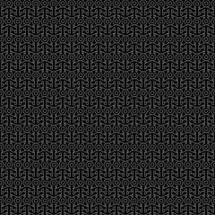 Black seamless pattern with anchors