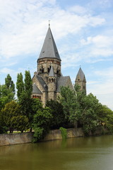 temple neuf - church in metz, lorraine