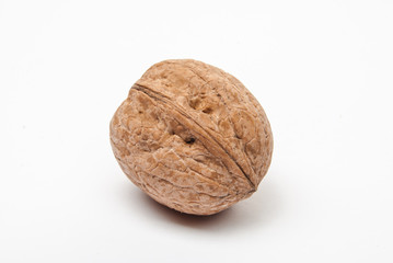Walnuts isolated on white