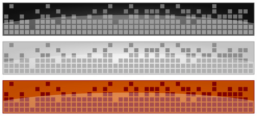 Web banner ad templates