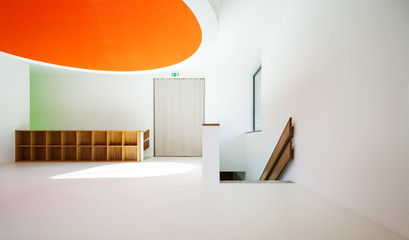 new architecture, interior, elementary school