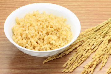 unpolished rice