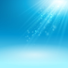 Underwater background. Vector Illustration