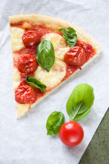 Piece of pizza Margarita