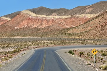 Road in Andes.