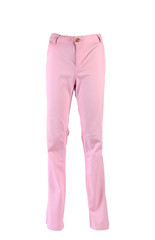 female pink jeans