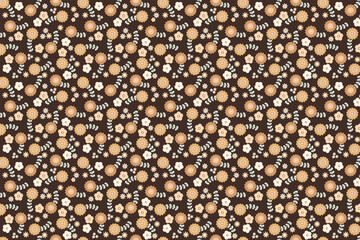 北欧風花柄・背景