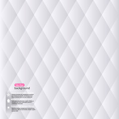 Vector abstract white geometric background. Vector Illustration