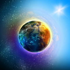 Obraz na płótnie Canvas Earth planet