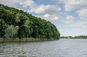 Recreational lake and dock