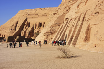 The Great temple of Abu Simbel, Nubia
