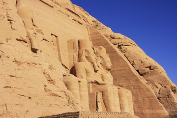 The Great temple of Abu Simbel, Nubia
