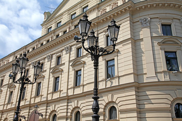Fototapeta na wymiar Historical building in city Cracow, Poland