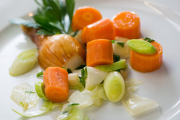 Gedünstetes Gemüse