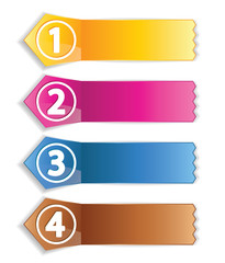 Obraz premium color labels