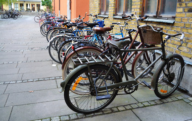 Naklejka na ściany i meble Bicycles