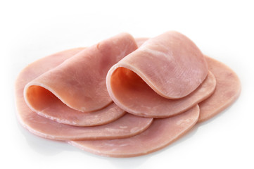 sliced pork ham