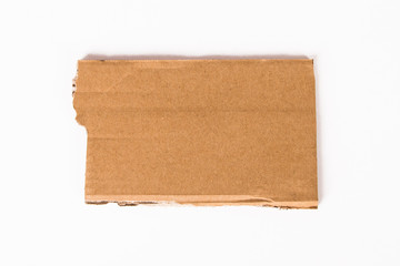 Torn Pieces of Cardboard