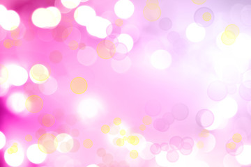 Pink yellow and white blurs background