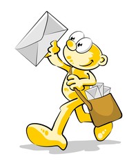 The mail is coming