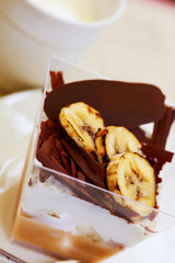 Fruit and choco desert