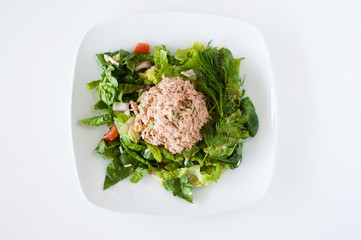 fresh chopped tuna salad