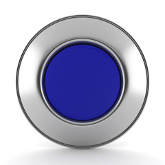 Button icon blue