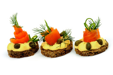 Smoked Salmon Snacks
