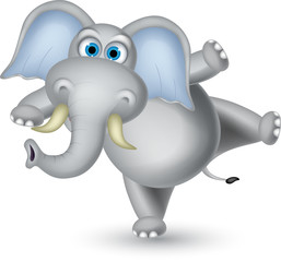 elephant cartoon dancing