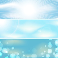 abstract background sky cloud banners