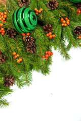 Christmas background. Eve framework