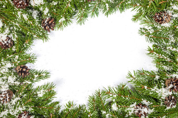 Fototapeta premium Christmas background. Eve framework