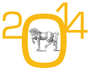 Horse 2014 year symbol